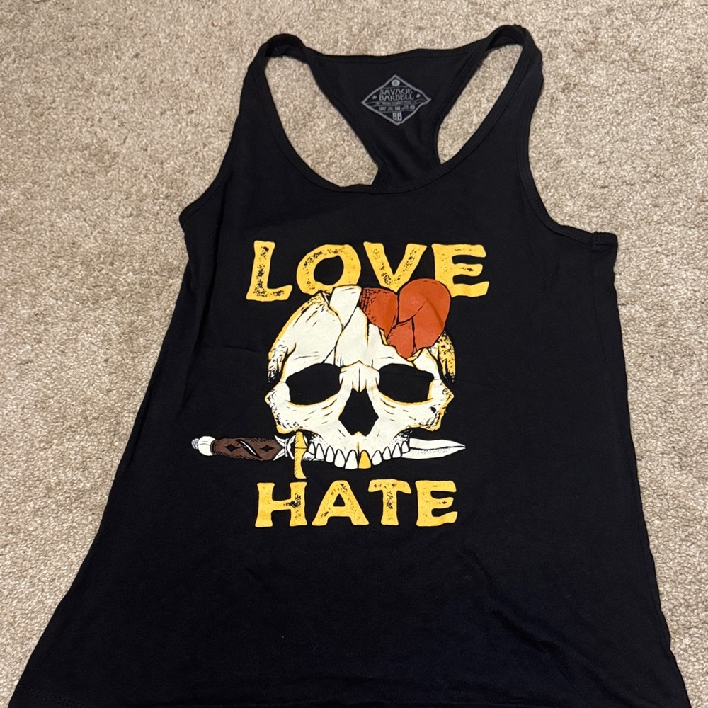 Savage barbell tank top